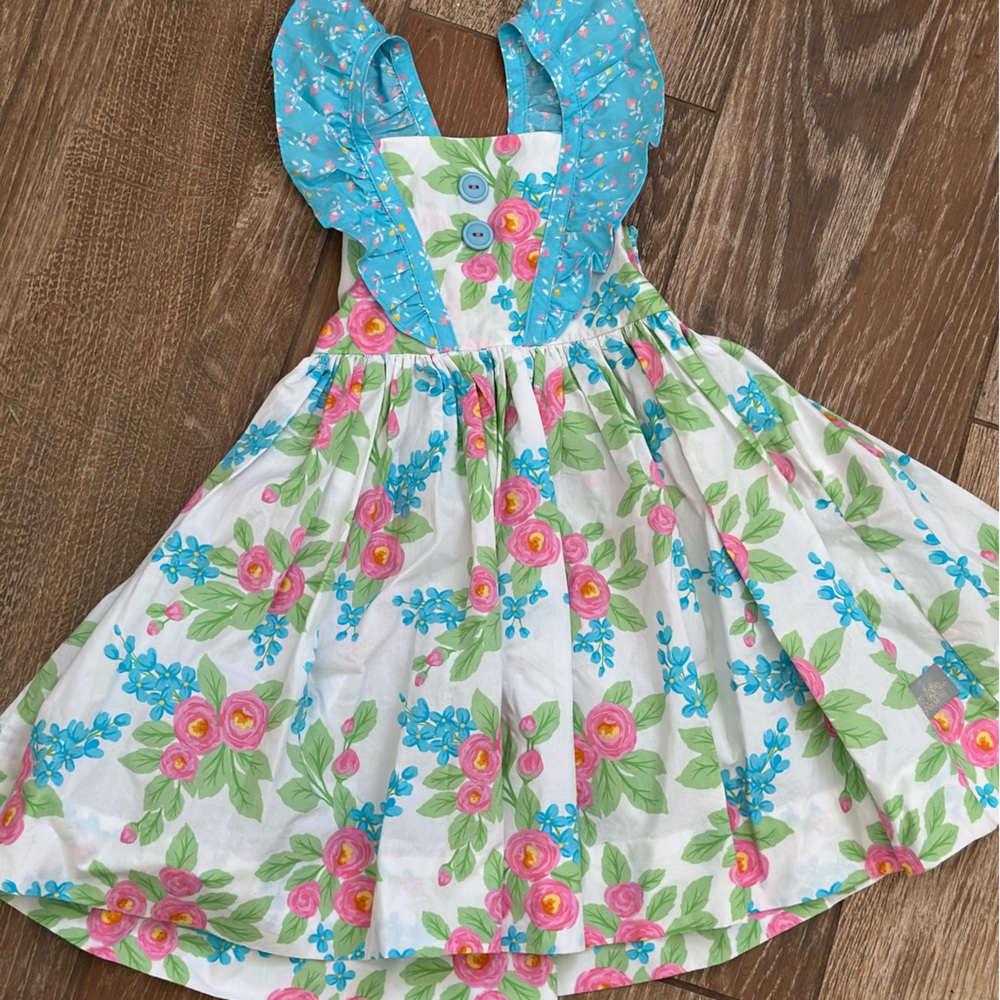 Eleanor Rose Dress - 3/4T - Easter Dress